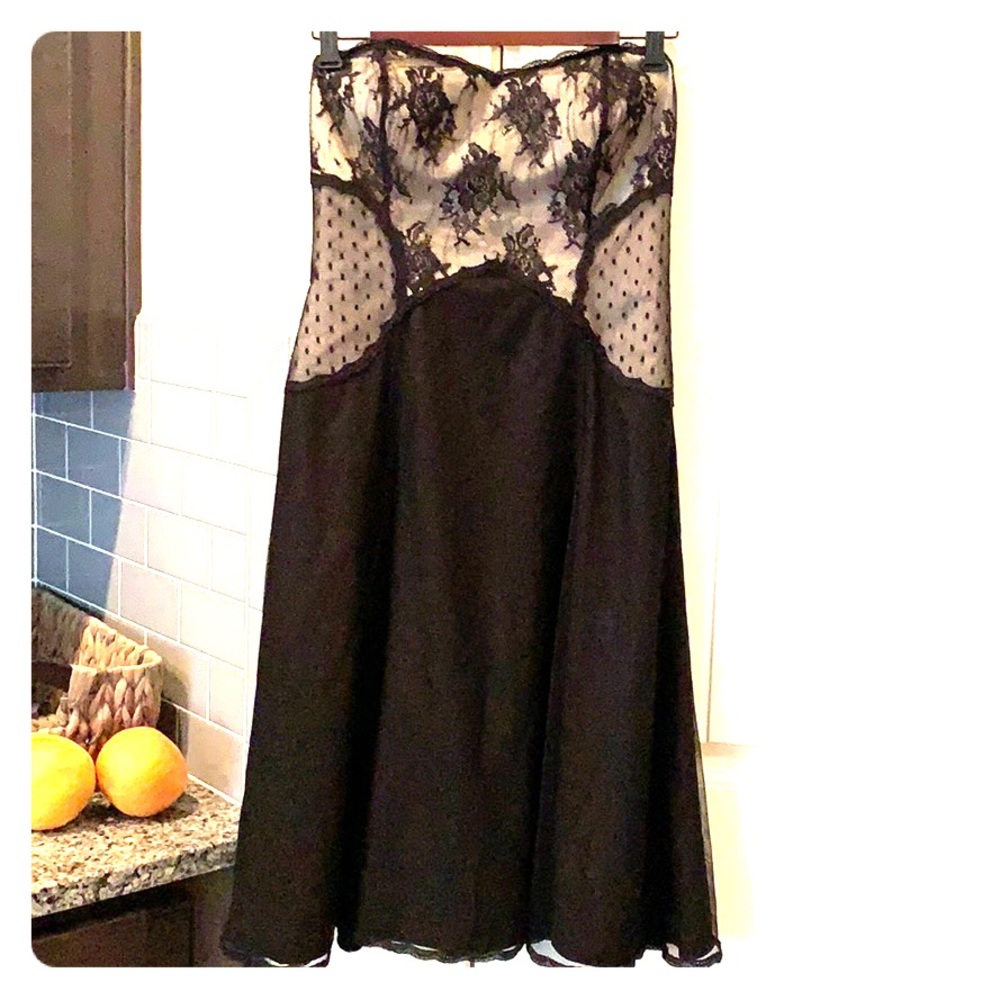 Black lace White House Black Market Dress